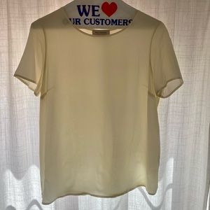 Falconeri 100% silk blouse cream